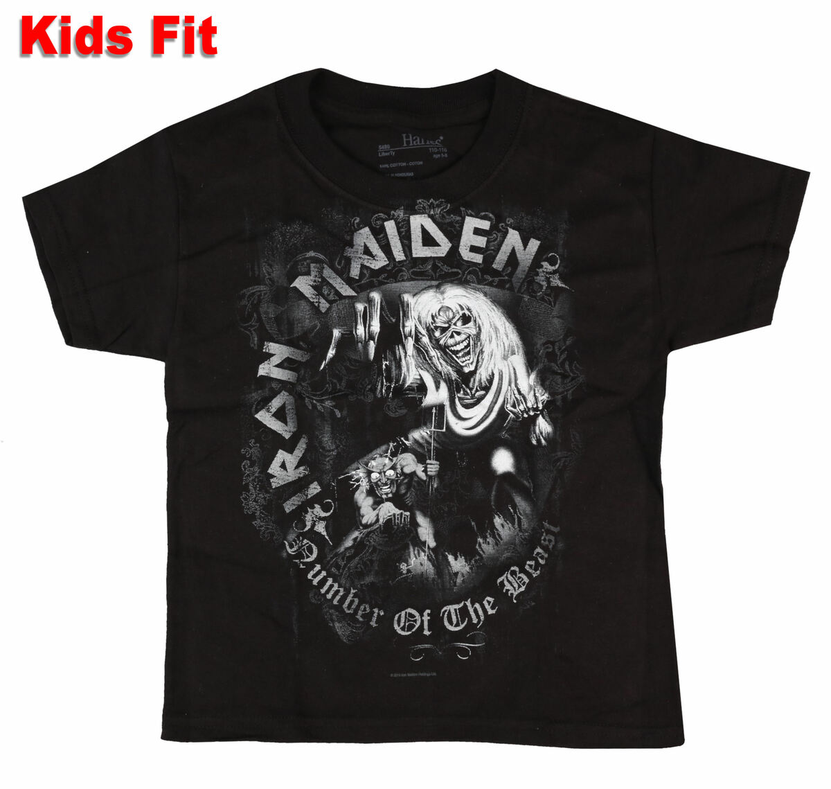 Kinder-T-Shirt Iron Maiden - NOTB - SCHWARZ - ROCK OFF 12-13