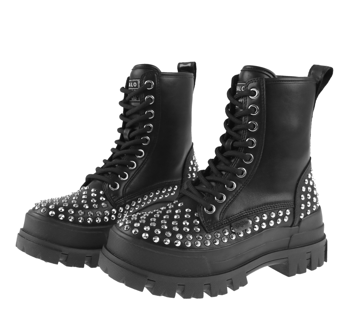 Damen Schuhe Boots BUFFALO - Vegan - ASPHA RLD PIN - BLK 37