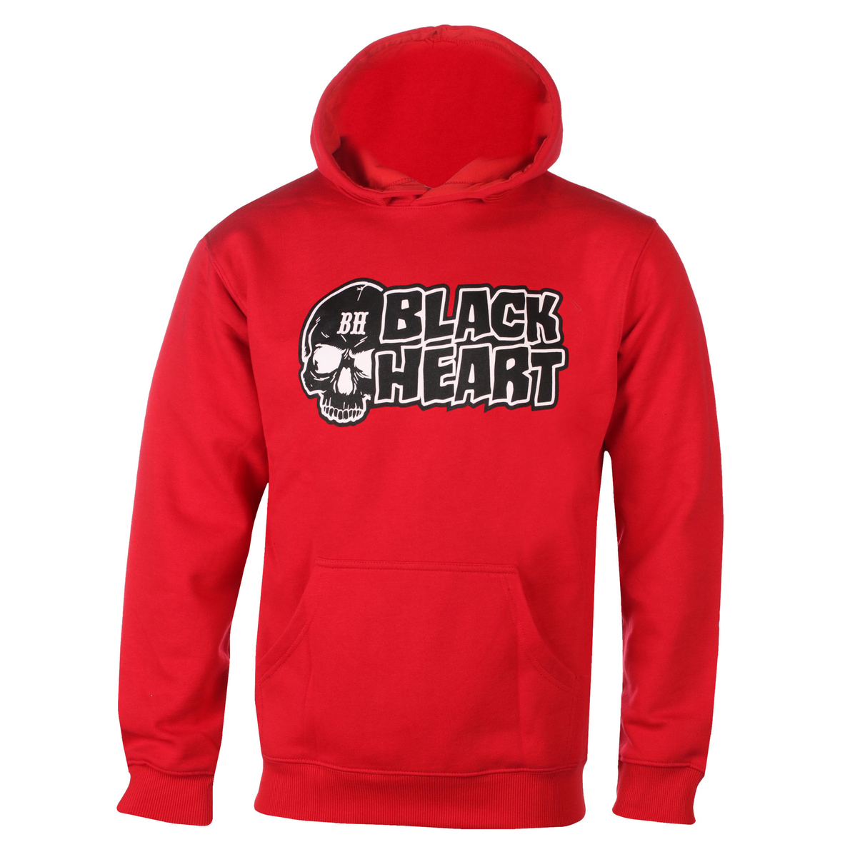 Herren Hoodie BLACK HEART - DIRECT - ROT XXL