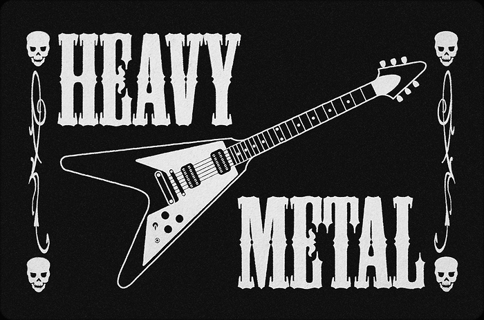 Fußmatte Heavy Metall - ROCKBITES