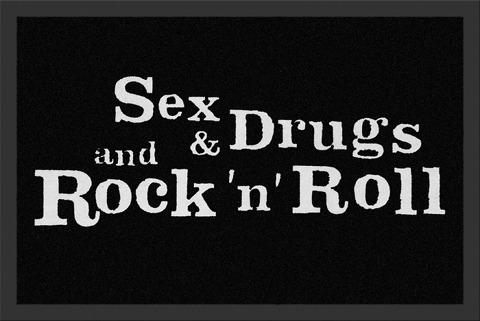 Fußmatte (Vorleger) Sex&Drugs&Rock´n Roll - ROCKBITES