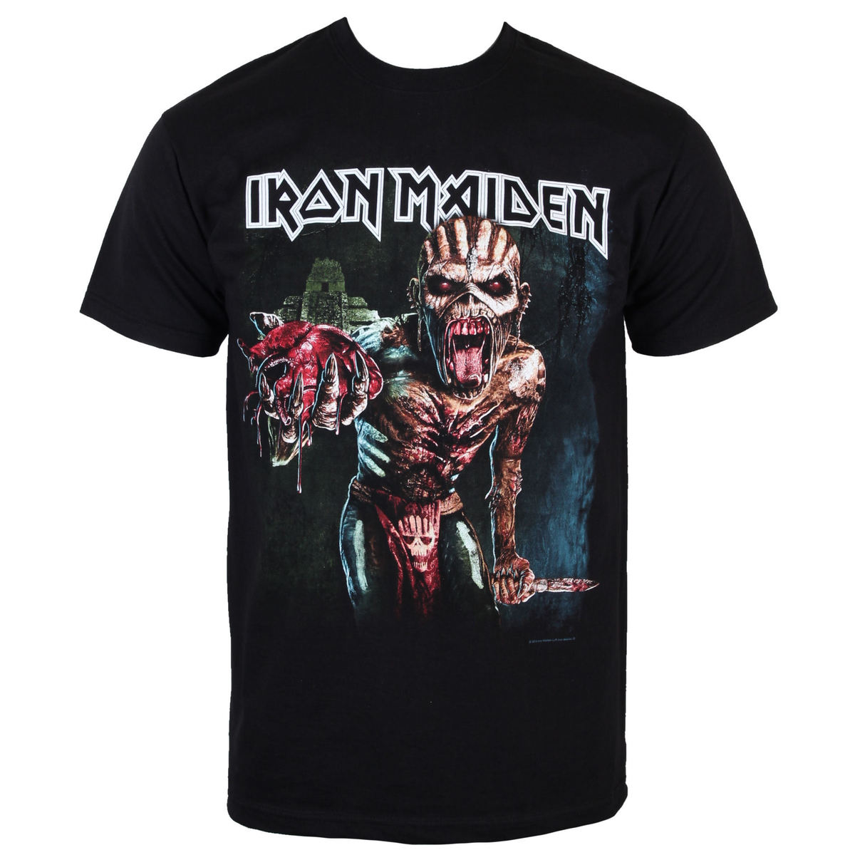 T-Shirt Männer  Iron Maiden - Book of seelen Euro Tour 2016 - ROCK OFF S