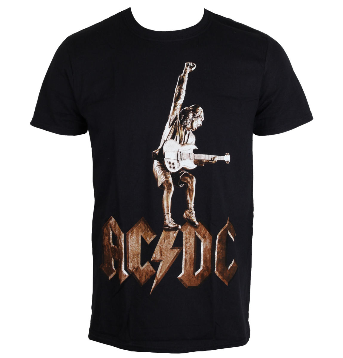 Herren T-Shirt Metal AC-DC - Angus Statue - ROCK OFF S