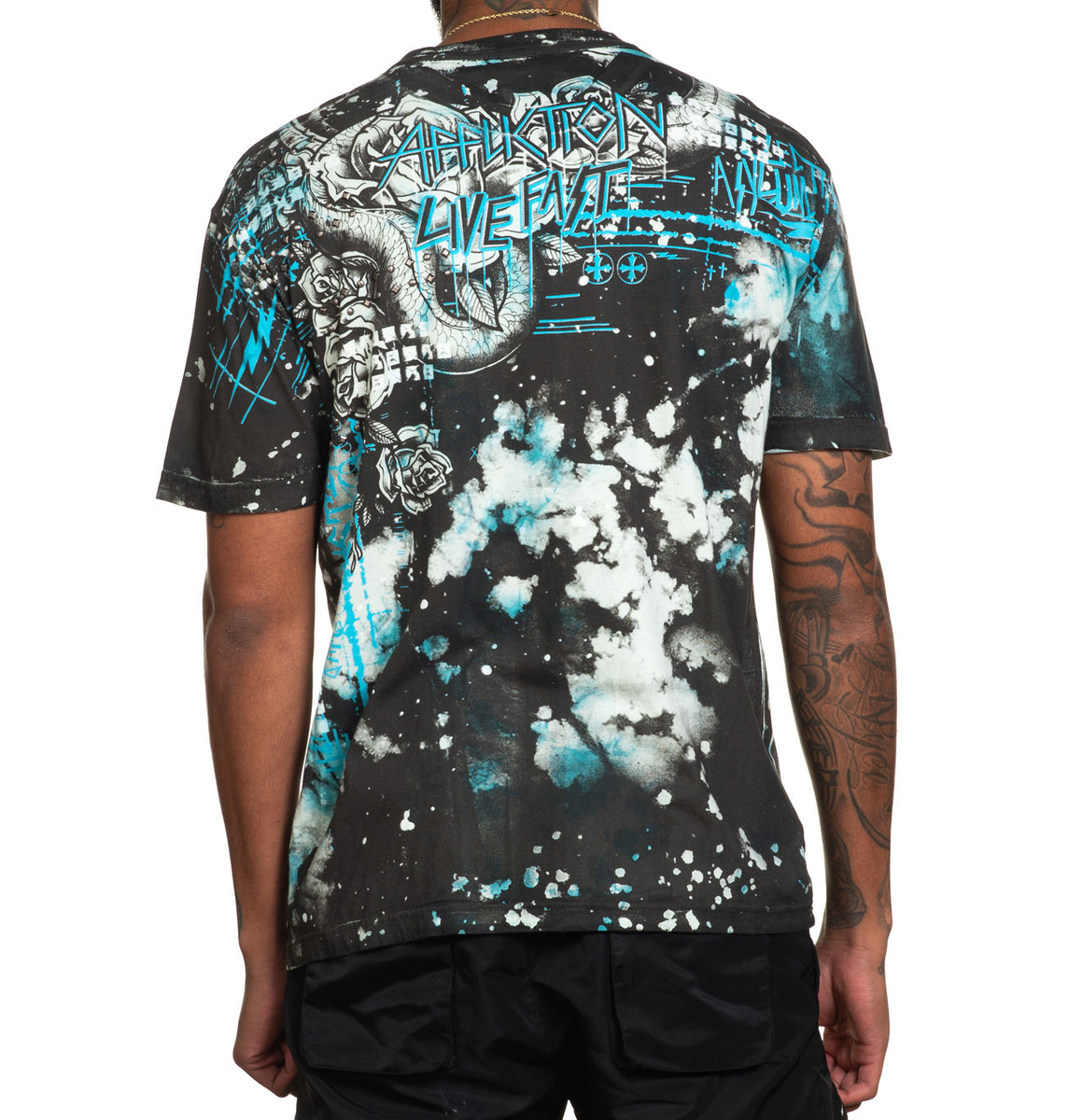 Herren T-Shirt AFFLICTION - ELECTRIC ASYLUM XXL