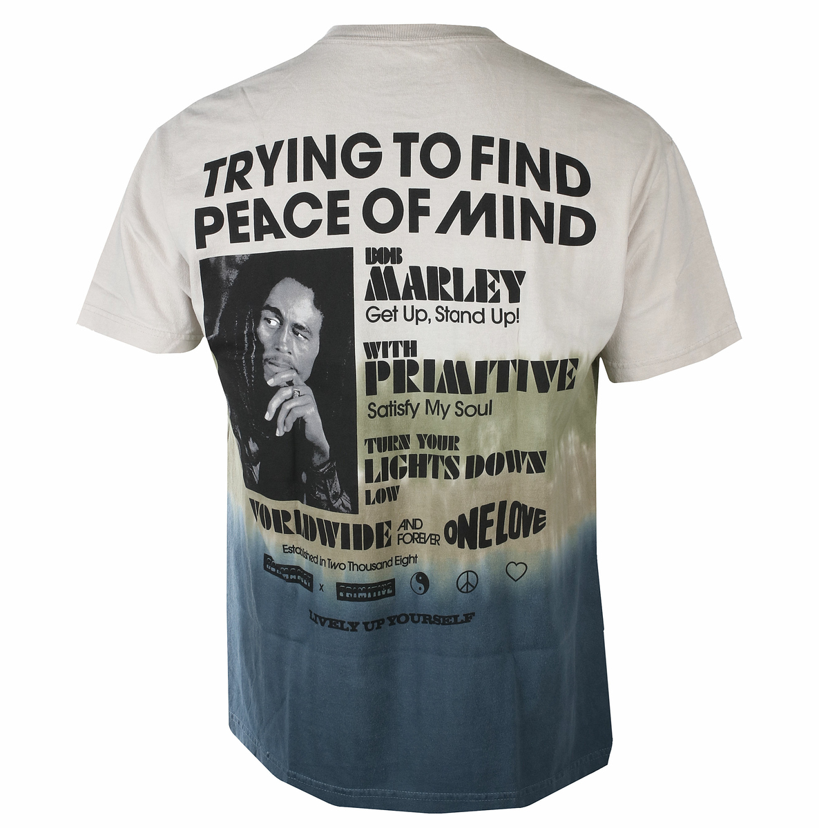 PRIMITIVE X BOB MARLEY - Herren T-Shirt - Get Together Washed - Sandfarben S