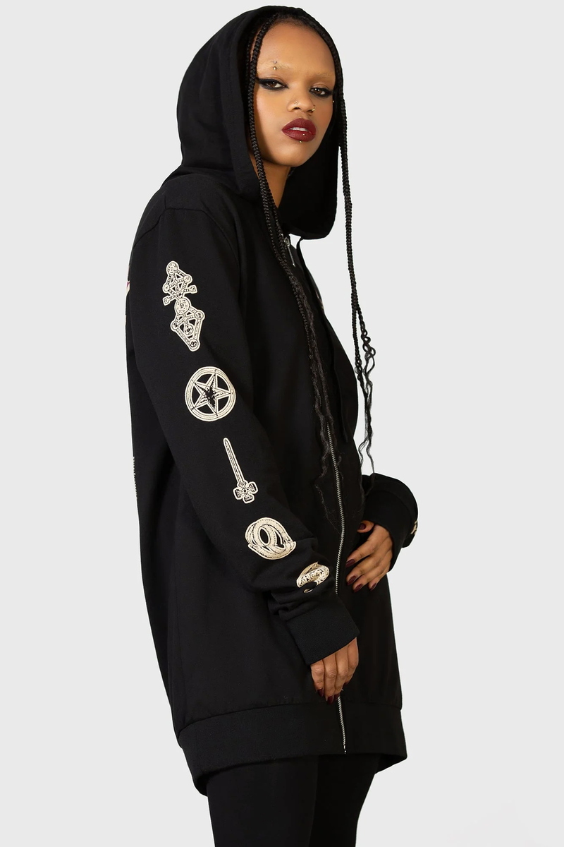 Unisex Hoodie KILLSTAR - Magic Circle - Schwarz XL