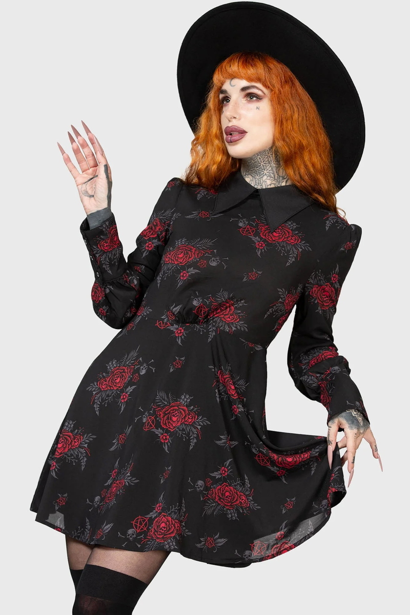 Damen Kleid KILLSTAR - Pandora's Nightmare - Rot M