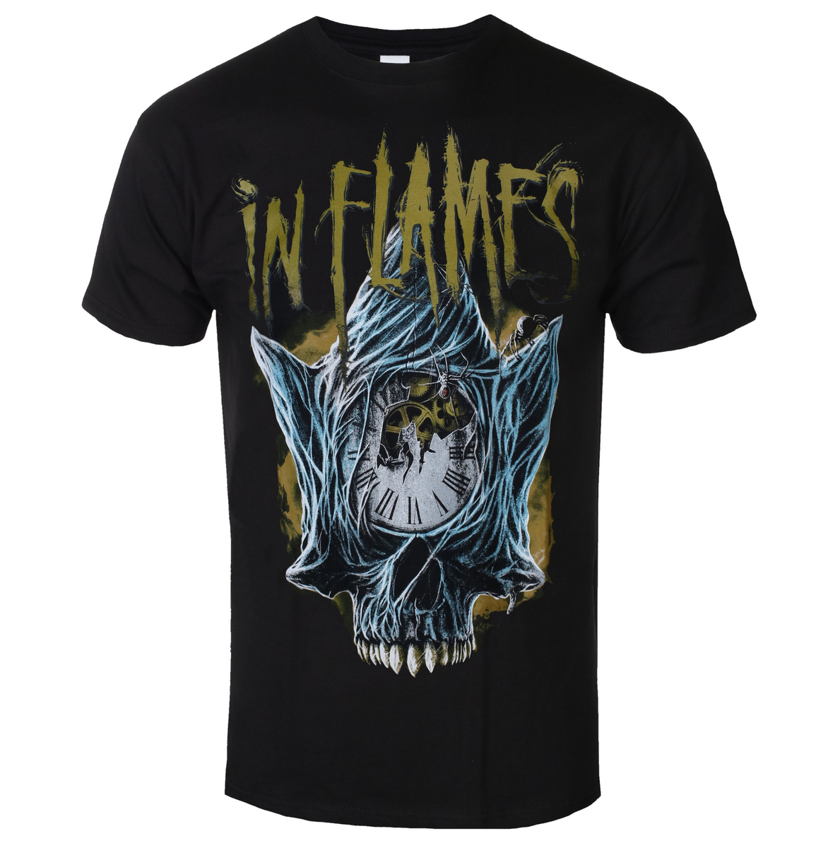 Herren T-Shirt In Flames - Foregone Skull Black L