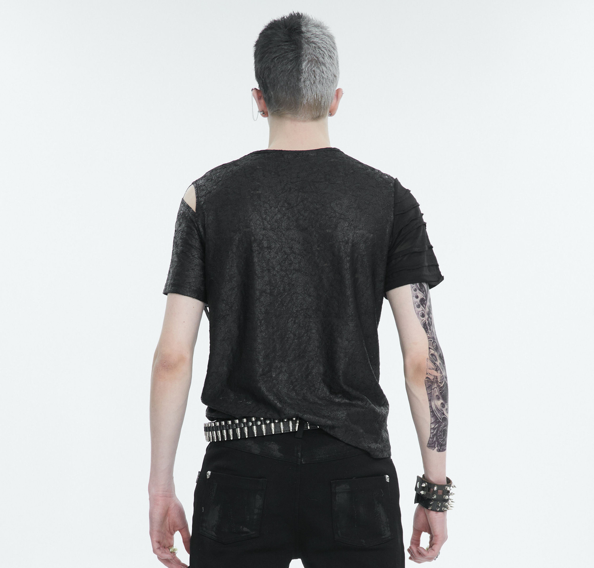 Herren T-Shirt DEVIL FASHION - Tattered XXL